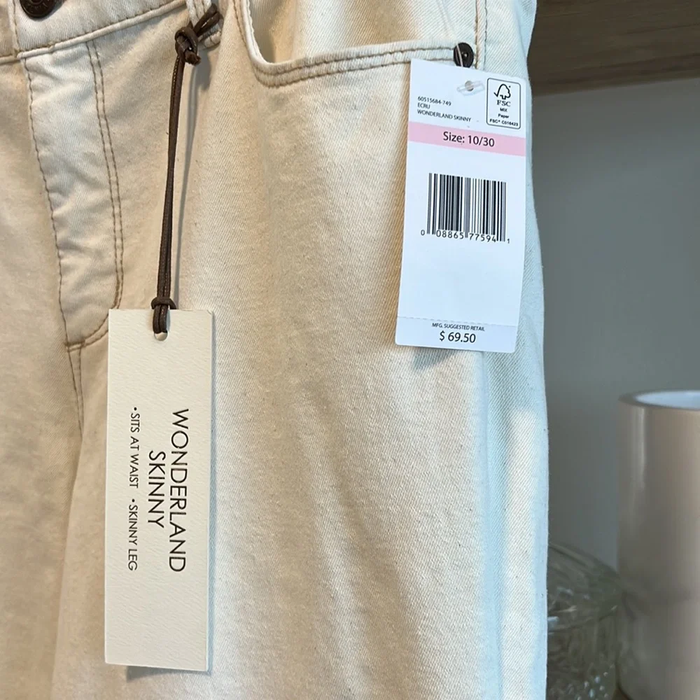 NWT Vintage America Wonderland Skinny High-Rise Jeans, 10/ 30 - Picture 4 of 11